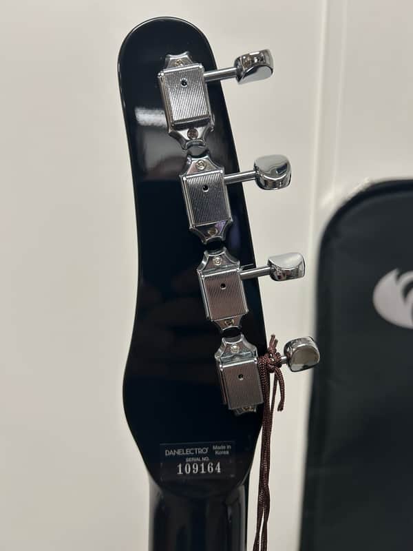 Danelectro '56 Single Cut Bass Guitar - Black - Brand New w/Free Gigbag