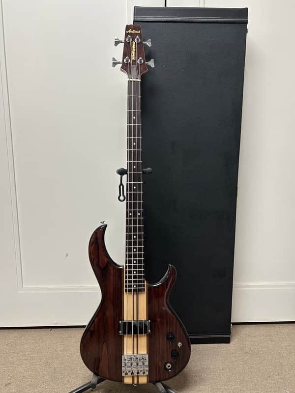 Aria Pro II SB-700 Four String Bass Guitar - Walnut w/Free Hard