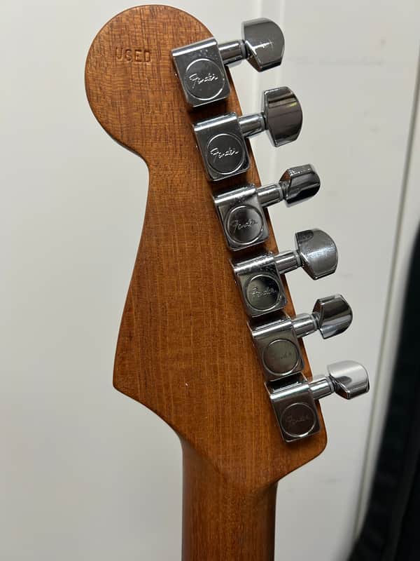 Fender American Acoustasonic Stratocaster Acoustic Electric Guitar - Dakota Red