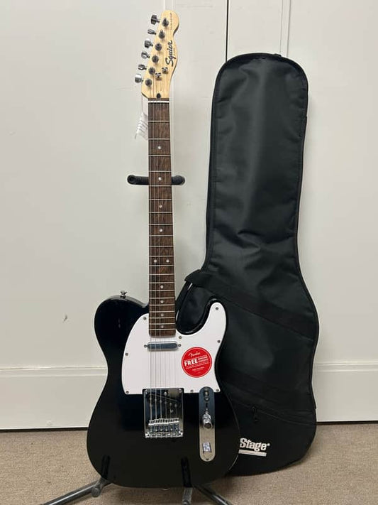 Squier Bullet Telecaster Electric Guitar w/Laurel Fretboard - Black