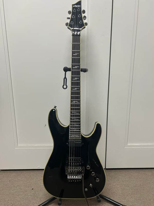 Schecter Blackjack C-1 FR S Sustainiac Electric Guitar - Gloss Black