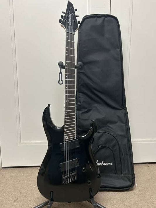 Jackson Pro Plus Series DK Modern HT6 MS Multiscale Electric Guitar - Gloss Black