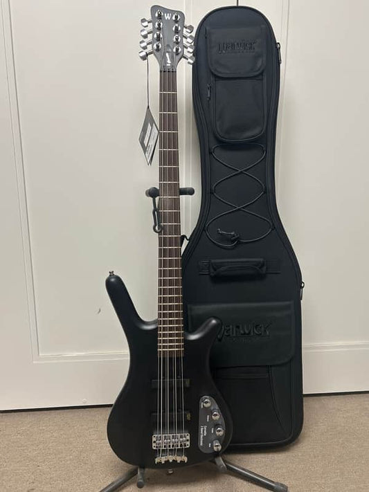 Warwick Rockbass Corvette Basic 8 String Bass Guitar - Nirvana Black