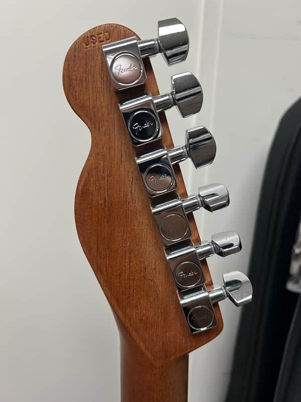 Fender American Acoustasonic Telecaster Acoustic Electric Guitar All-Mahogany - Bourbon Burst