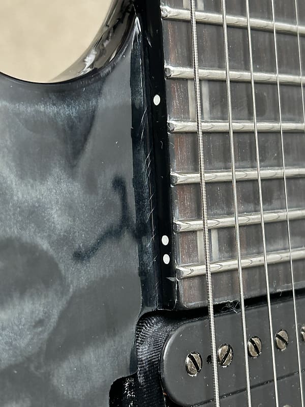 ESP LTD H-1001 QM Quilted Maple Electric Guitar - See Thru Black