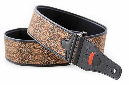 Right On Cordoba Brown Vegan High Quality Guitar Strap