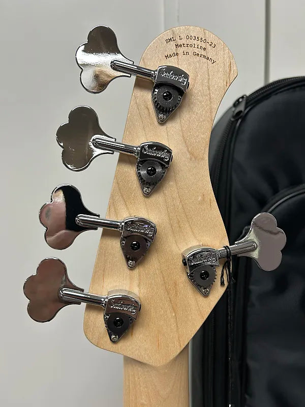 Sadowsky MetroLine 21-Fret Vintage P/J Bass Maple Fingerboard 5-String Lefthand - Nirvana Black Transparent Satin