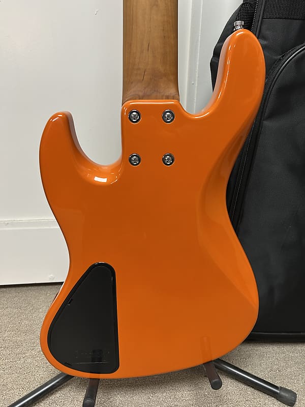 Sadowsky MetroExpress Hybrid P/J 5 String Bass w/Morado Fingerboard - Candy Apple Orange