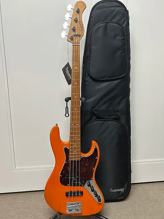 Sadowsky MetroExpress Hybrid P/J 4 String Bass w/Maple Fingerboard 2024 - Candy Apple Orange