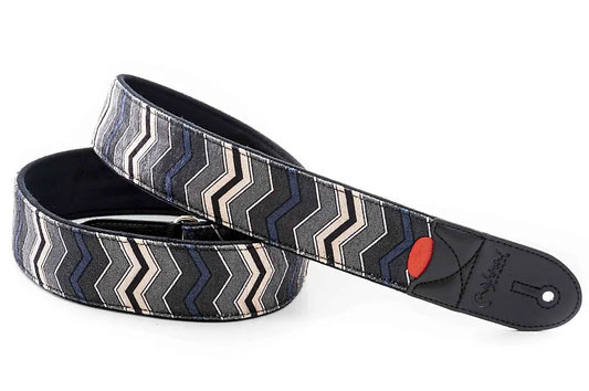 Right On Ziggy Black Vegan High Quality Guitar Strap