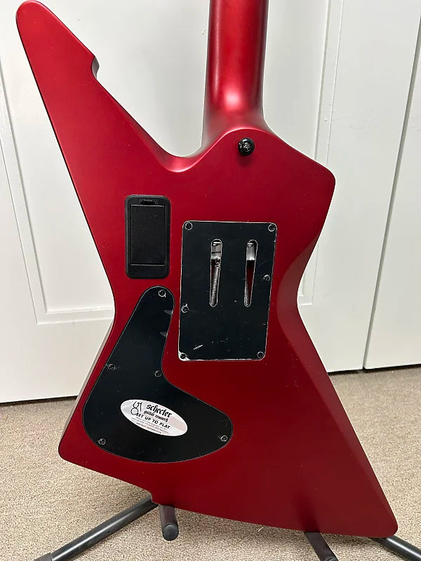 Schecter E-1 FR S Sustainiac Electric Guitar - Satin Candy Apple Red