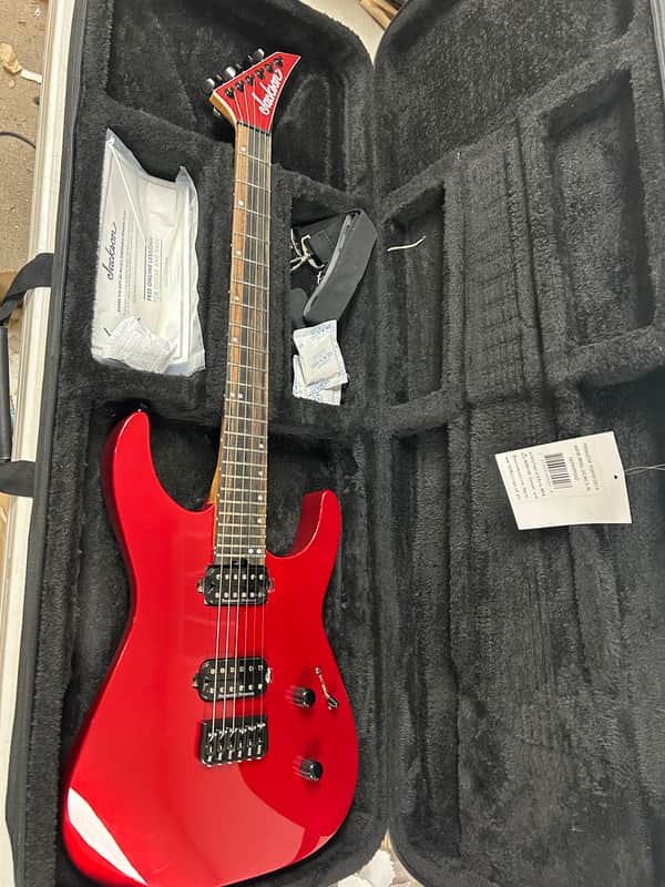 Jackson American Series Virtuoso HT with Streaked Ebony Fretboard - Red Crystal