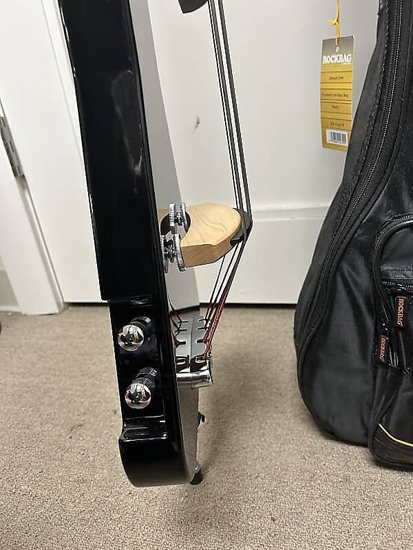 Warwick Rockbass Triumph Lite Electric Upright Bass Guitar - Solid Black High Polish