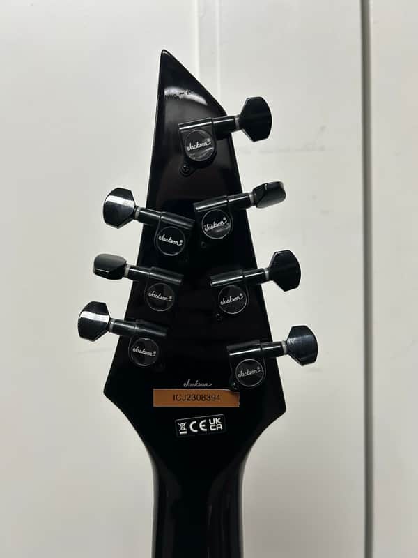 Jackson X Series SLATX7Q MS Soloist Archtop 7 String Multiscale Electric Guitar - Transparent Blue Burst