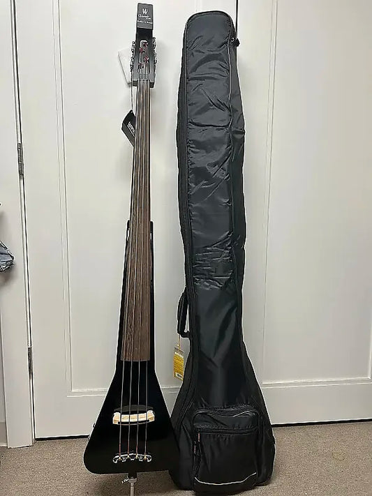Warwick Rockbass Triumph Lite Electric Upright Bass Guitar - Solid Black High Polish