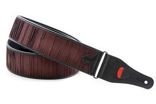 Right On Dune Brown Talisman Vegan High Quality Guitar Strap
