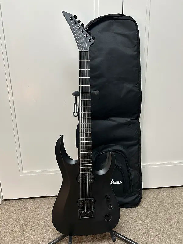 Jackson Pro Plus Series XT SLAT HT6 Soloist Baritone Electric Guitar - Satin Black