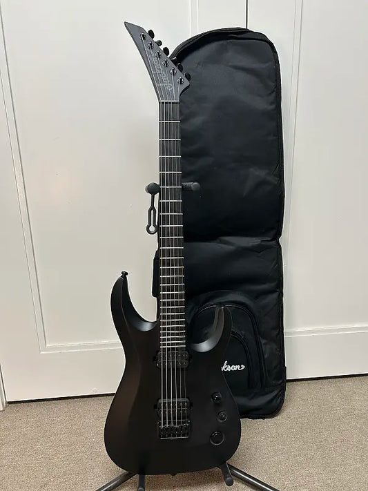 Jackson Pro Plus Series XT SLAT HT6 Soloist Baritone Electric Guitar - Satin Black