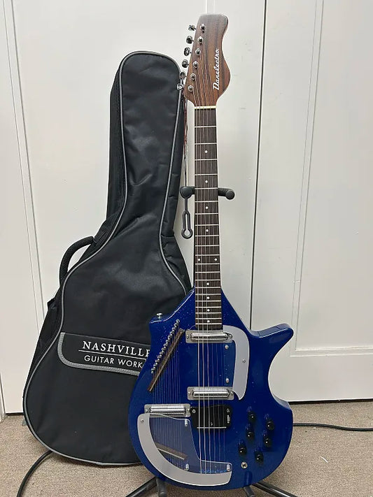Danelectro Coral Sitar Reissue - Blue Flake - Brand New with Free Gigbag