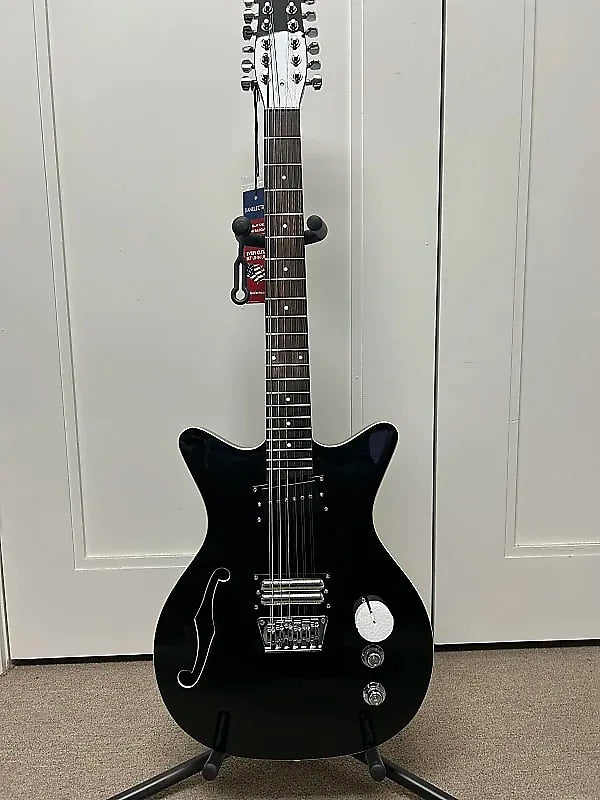 Danelectro Fifty Niner 12 String Semi Hollow Body Electric Guitar - Black