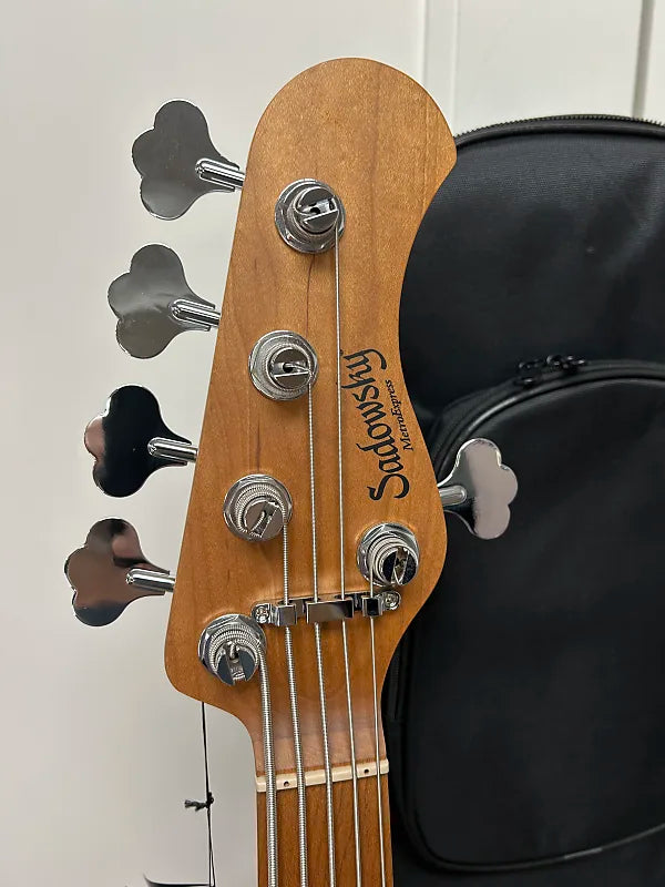 Sadowsky MetroExpress Hybrid P/J 5 String Bass w/Maple Fingerboard - Silver Metallic