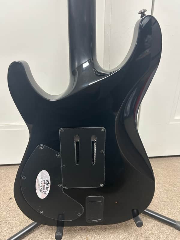 Schecter Blackjack C-1 FR S Sustainiac Electric Guitar - Gloss Black