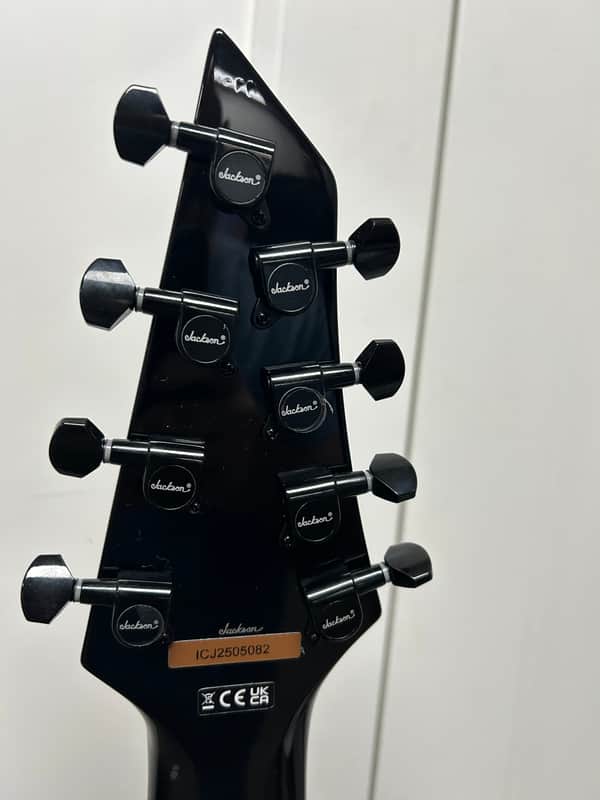 Jackson X Series SLAT8 MS Soloist Archtop 8 String Electric Multi Scale Guitar - Gloss Black
