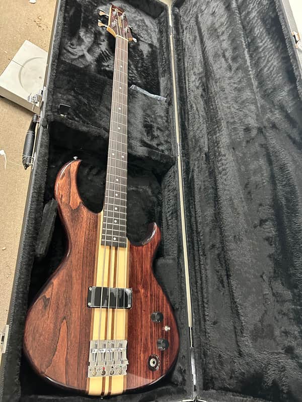 Aria Pro II SB-700 Four String Bass Guitar - Walnut w/Free Hard Case