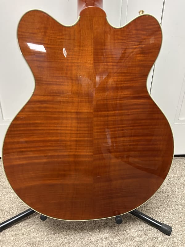 Gretsch Limited Edition Electromatic Broadkaster Semi Hollow Body Electric Guitar Roundup Orange