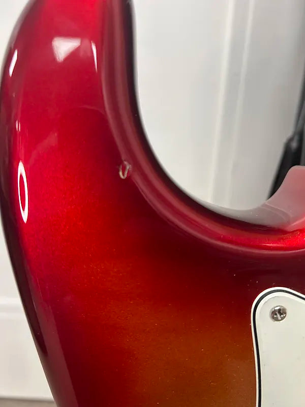 Fender American Deluxe Stratocaster HSS with Maple Fretboard 2012 - Sunset Metallic w/Modifications