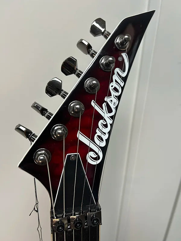 Jackson Pro Series SL2Q MAH Soloist Electric Guitar - Transparent Magenta Burst