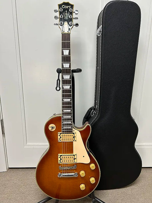 Cort Single Cut 1986 Electric LP Style Guitar w/Case