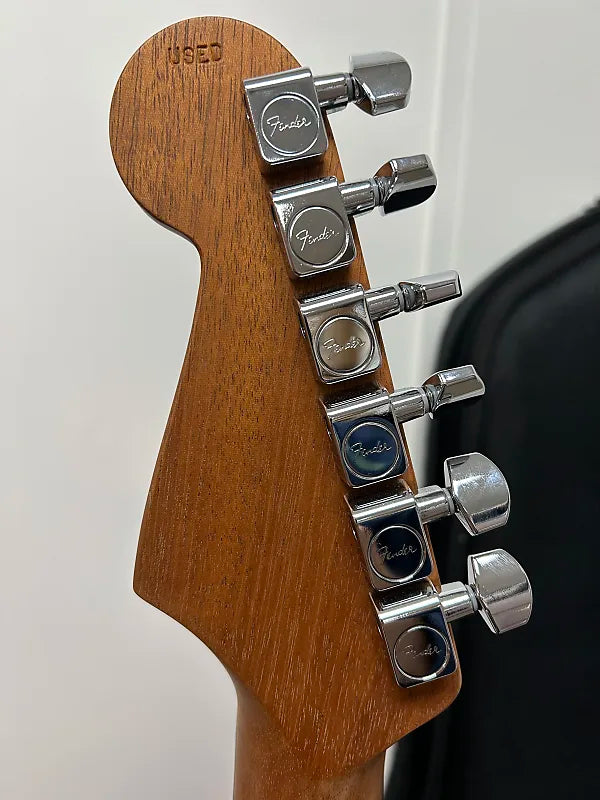 Fender American Acoustasonic Stratocaster Acoustic Electric Guitar - Dakota Red