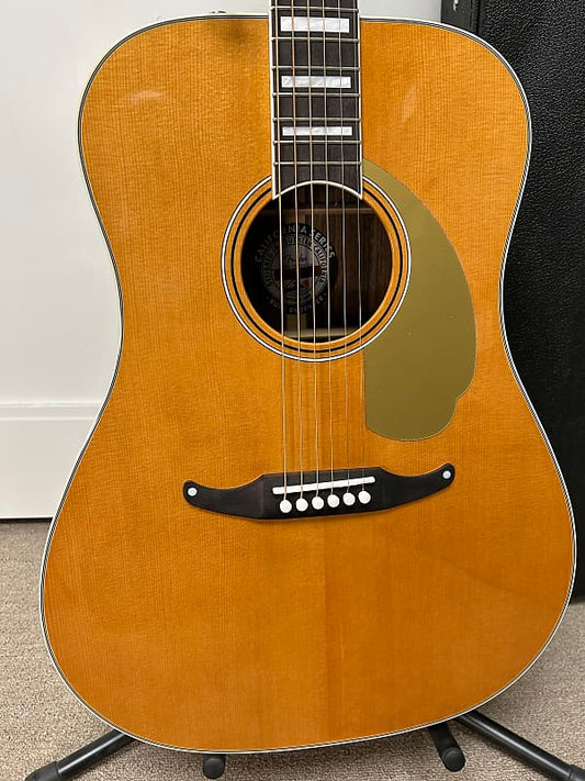 Fender California Series King Vintage Acoustic Electric Guitar - Aged Natural