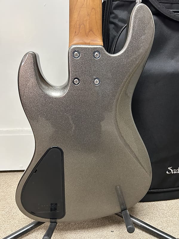 Sadowsky MetroExpress Vintage J/J 5 String Bass w/Morado Fingerboard 2024 - Silver Metallic