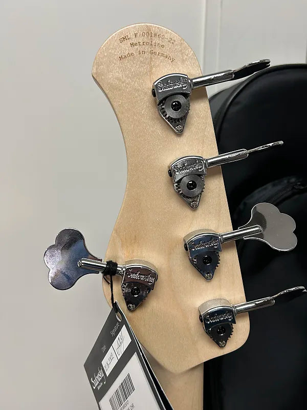 Sadowsky Metroline 21 Fret Vintage J/J 5 String Bass Guitar - Sage Green Metallic