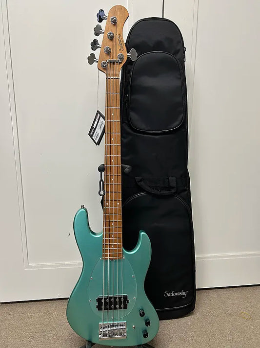 Sadowsky MetroExpress 21-Fret 5 String Vintage M Bass - Sage Green Metallic