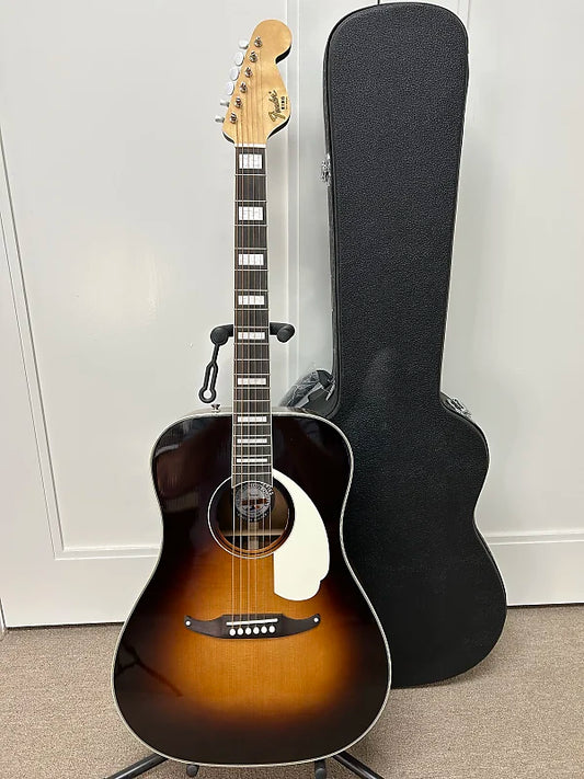 Fender King Vintage Acoustic Electric Guitar w/Hard Case - Mojave