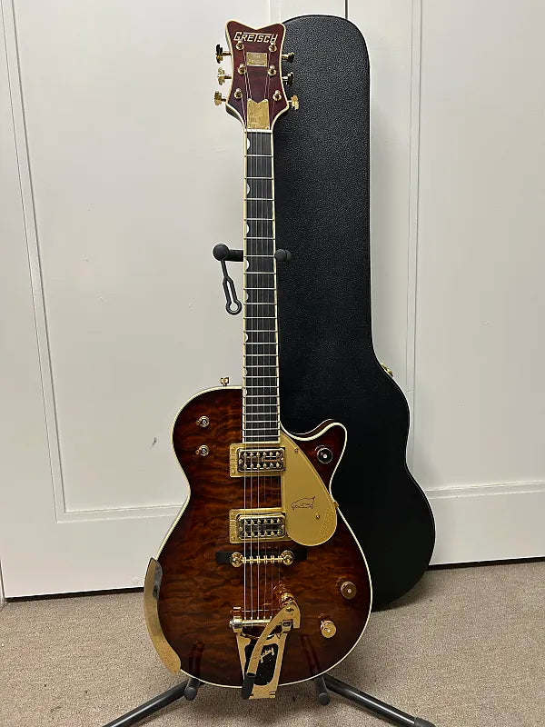 Gretsch G6134TGQM-59 Limited Edition Semi Hollowbody Quilt Classic Penguin with Bigsby - Forge Glow