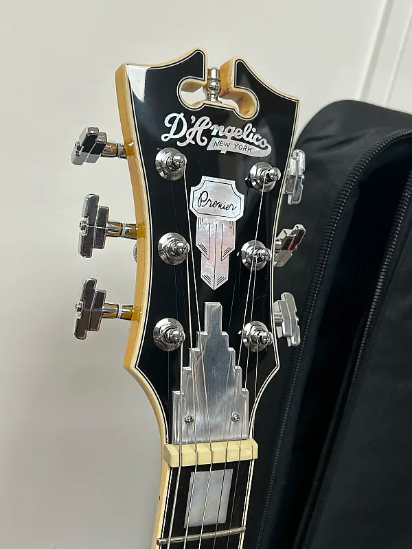 D'Angelico Premier Mini DC XT Semi Hollow Body Guitar 2024 Sweetwater Exclusive - Blonde