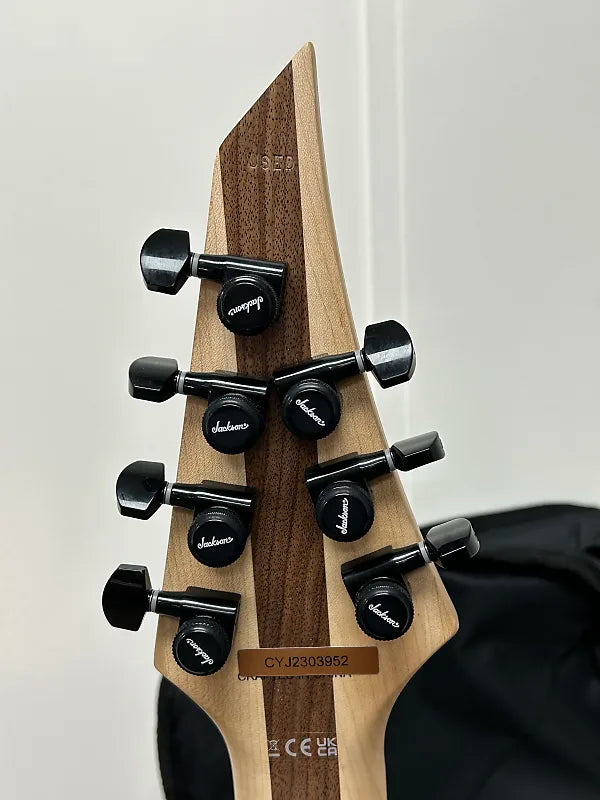 Jackson Pro Plus Series DK Modern MDK7 HT - Satin Red with Black Bevels