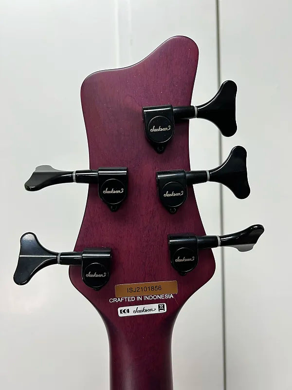 Jackson X Series Spectra SBXP V Five String Bass - Transparent Purple Burst