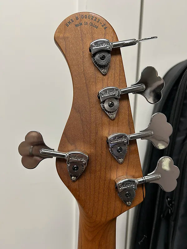 Sadowsky MetroExpress Hybrid P/J Bass 5-String FRETLESS with Pau Ferro Fretboard - Solid Black