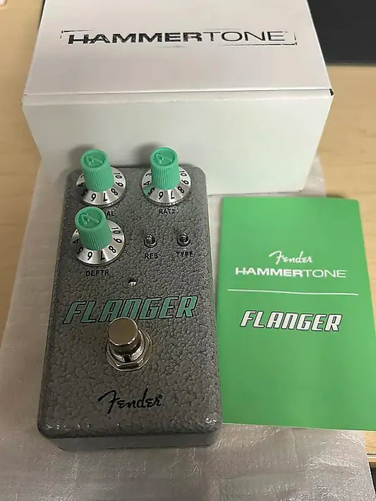 Fender Hammertone Flanger Pedal - Hammered Metal