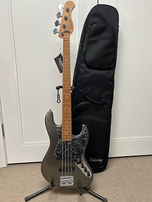 Sadowsky MetroExpress Vintage J/J 4 String Bass w/Maple Fingerboard - Silver Metallic