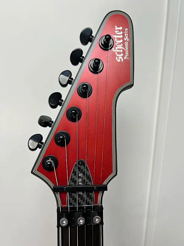Schecter E-1 FR S Sustainiac Electric Guitar - Satin Candy Apple Red