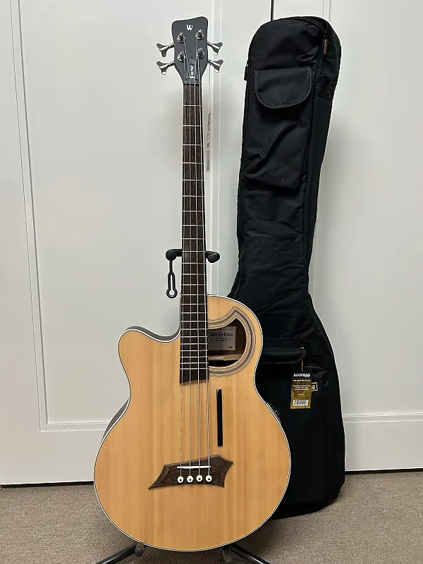 Warwick Rockbass Alien Deluxe Hybrid Thinline 4 String Acoustic Warwick Rockbass Alien Deluxe Hybrid Thinline 4 String Acoustic