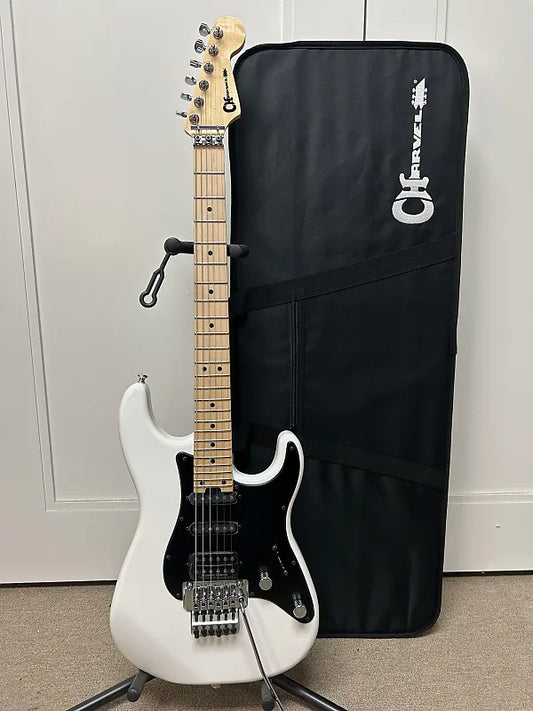 Charvel MJ So-Cal Style 1 HSS FR Electric Guitar - Snow White