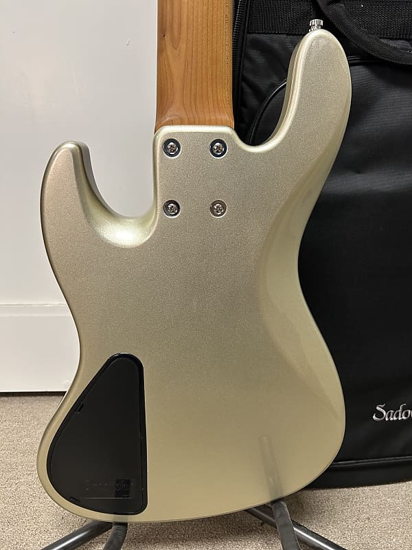 Sadowsky MetroExpress Vintage J/J 5 String Bass w/Morado Fingerboard 2024 - Champagne Metallic