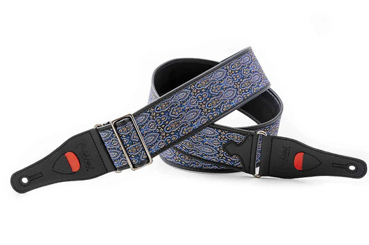 Right On Cordoba Blue Vegan High Quality Guitar Strap
